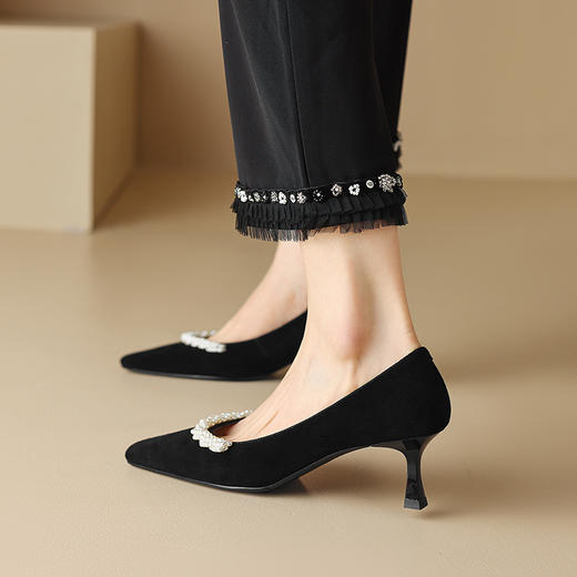 优雅百搭，简约纯色高跟鞋DB-M5570 商品图2