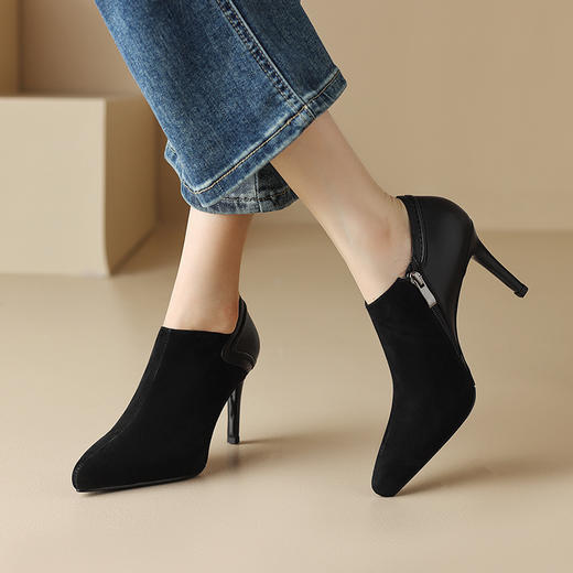 法式复古，细高跟防水台深口单鞋DB-M5569 商品图8