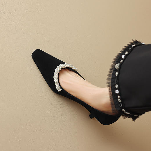 优雅百搭，简约纯色高跟鞋DB-M5570 商品图5