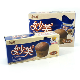 【亚欧超市】康师傅妙芙欧式蛋糕巧克力味96g/盒