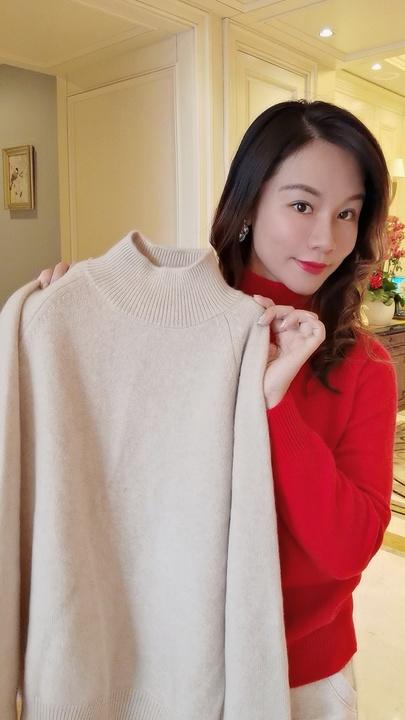 逸红颜 #明月优选 🔥亏本羊绒🔥「柔婉」100意大利进口山羊绒加厚高领羊绒衫, 软糯温暖,不惧降温冷空气 商品图6