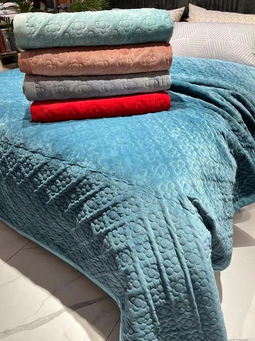 曼庭家居婴儿绒床盖 商品图0