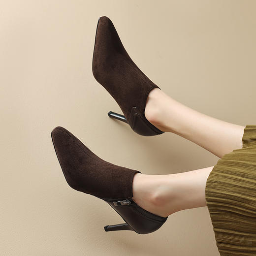 法式复古，细高跟防水台深口单鞋DB-M5569 商品图6
