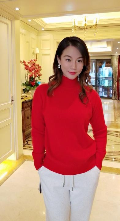 逸红颜 #明月优选 🔥亏本羊绒🔥「柔婉」100意大利进口山羊绒加厚高领羊绒衫, 软糯温暖,不惧降温冷空气 商品图0