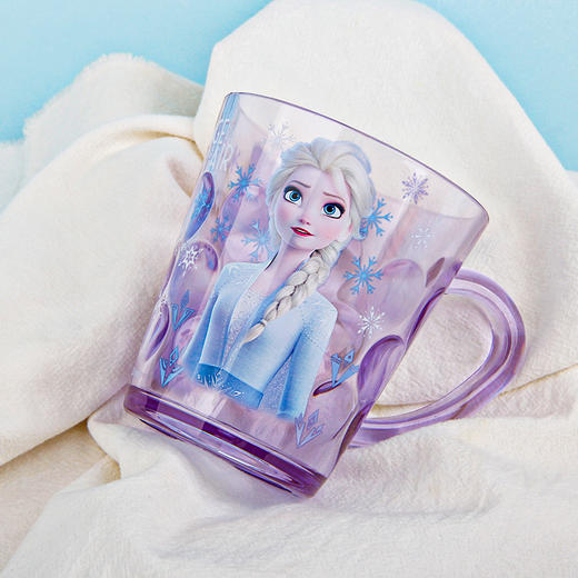 冰雪奇缘漱口杯米奇儿童艾莎公主塑料水晶杯卡通可爱刷牙杯男女童 商品图6