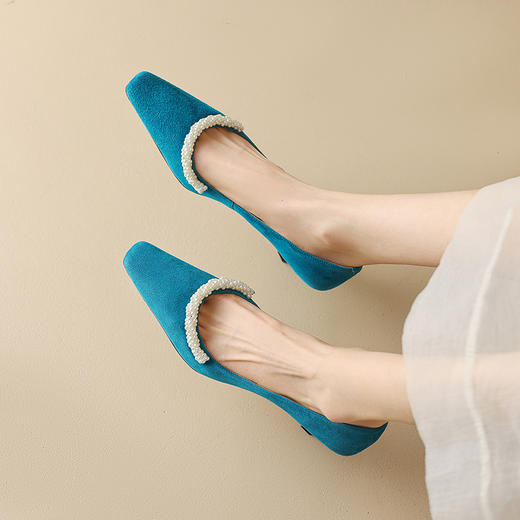 优雅百搭，简约纯色高跟鞋DB-M5570 商品图11