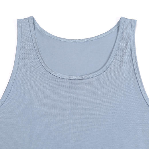 都市丽人基础简约索罗娜窄肩背心男士背心FV35A1 商品图8