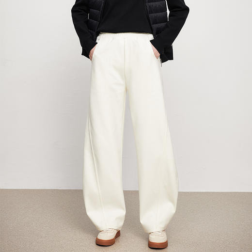 IN AND ON新款高腰阔腿裤女宽松休闲显高显瘦拖地长裤 商品图3