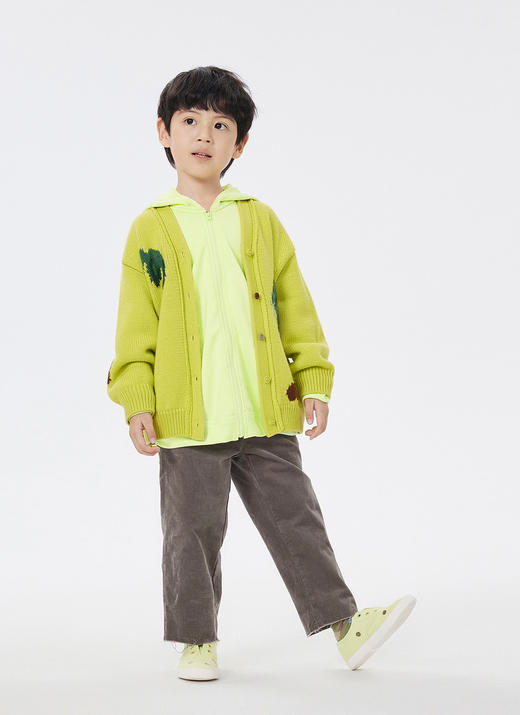 JNBY   23年春款  柔软羊毛短款开襟毛衫  1N1311910 商品图8