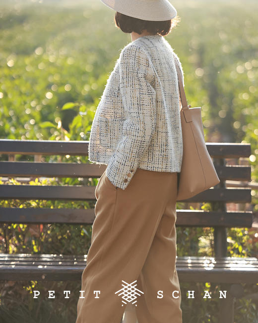 PETIT SCHAN小闪 CLO#178 Macchiatto 玛奇朵 纯羊毛斜纹锥形休闲裤萝卜裤 商品图7