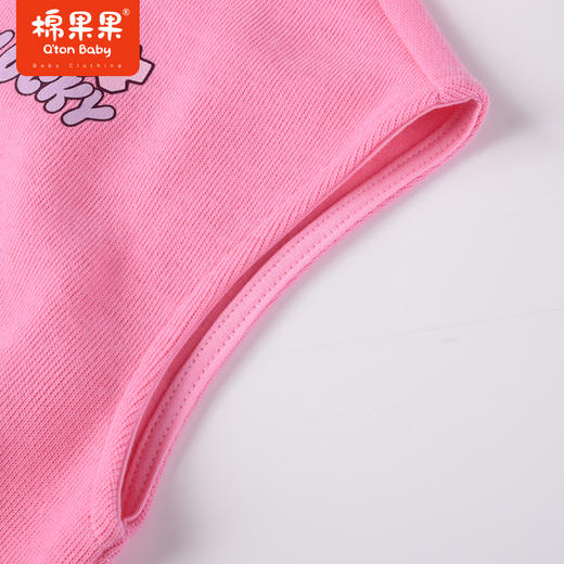 棉果果商场同款春季新品女童甜美可爱针织连帽马夹柔软亲肤百搭外穿上衣M122171223053 商品图5