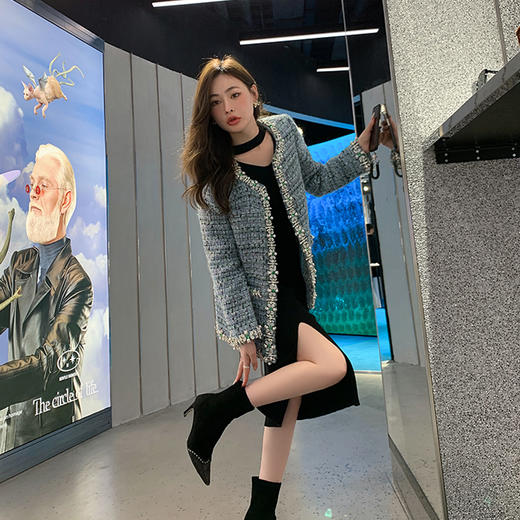 #小程序年中福利#【梨落冰花】重磅高定小香风外套 商品图2