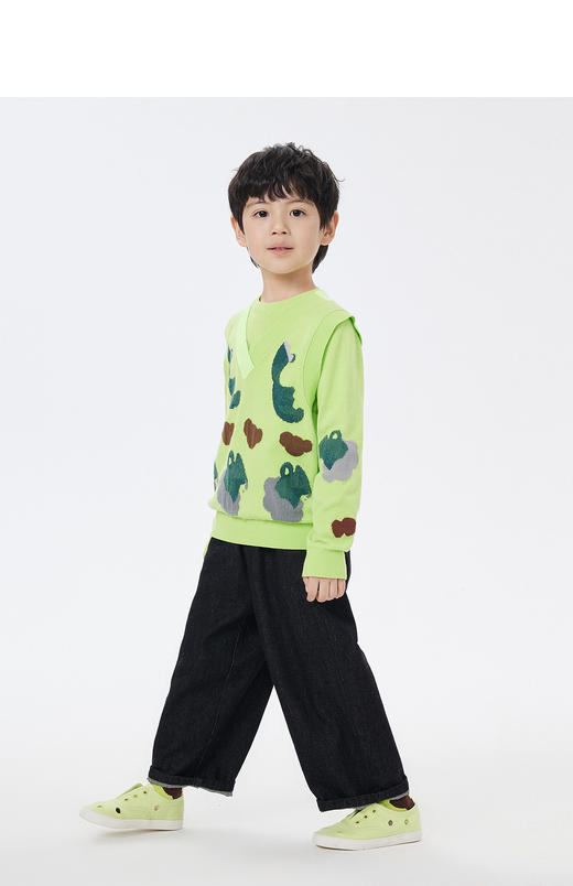 JNBY  23年春款  精梳棉毛衫背心  1N1314050 商品图3