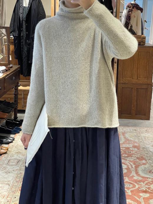 evam eva舒适羊绒高领毛衣 商品图1