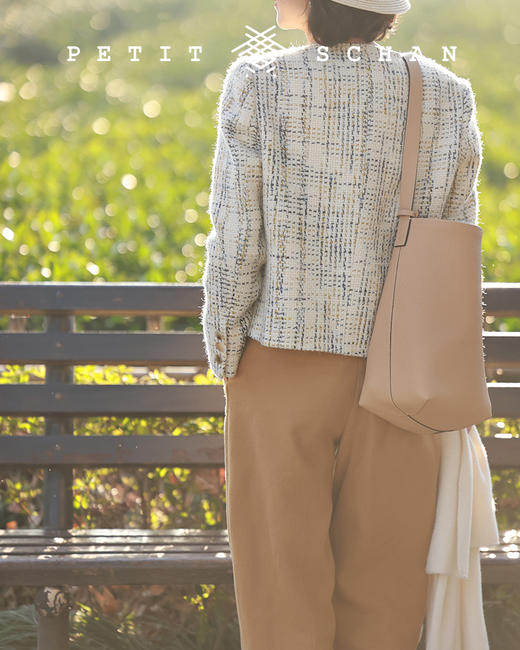 PETIT SCHAN小闪 CLO#178 Macchiatto 玛奇朵 纯羊毛斜纹锥形休闲裤萝卜裤 商品图5