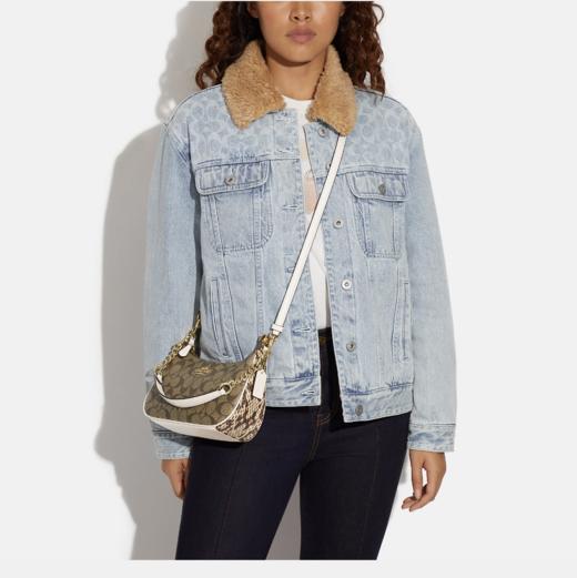 好价！Coach白拼老花腋下包链条包斜挎包 ￥1250直邮到手 商品图3