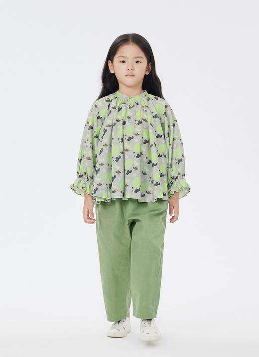 JNBY  23年春款  灯芯绒长袖衬衣   1N1214500 商品图9