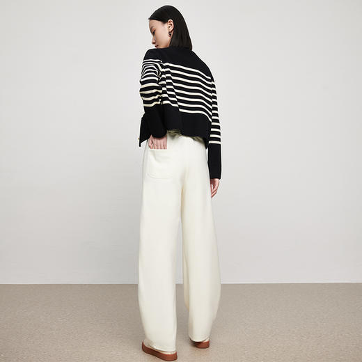 IN AND ON新款高腰阔腿裤女宽松休闲显高显瘦拖地长裤 商品图8