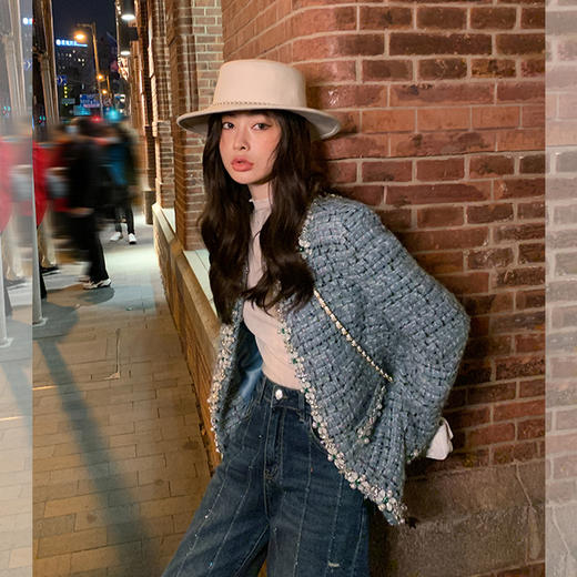 #小程序年中福利#【梨落冰花】重磅高定小香风外套 商品图4