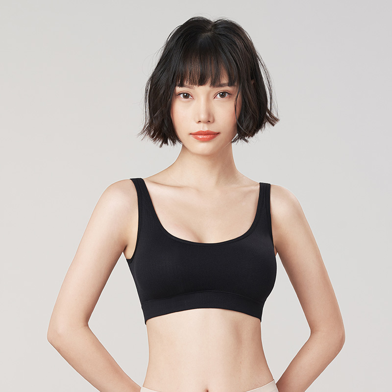 都市丽人短抹胸无尺码无缝面料背心无排扣无钢圈LV31A3