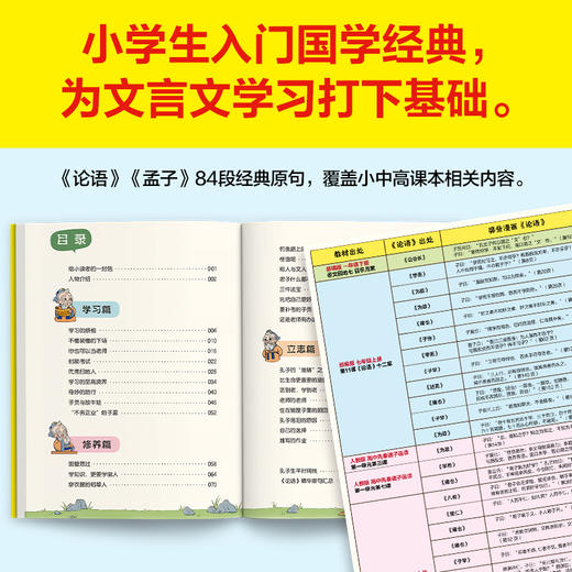 【小读客】樊登漫画《论语1+2》《孟子》（全3册）让孩子从小立志，从小积极向上爱学习！ 商品图4
