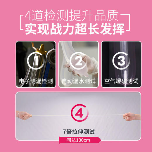 【超鸟玻尿酸 持久避孕套】保湿滑润超厚安全套 粉丝专享优惠【加送2盒5+7倍厚便携装】 商品图2