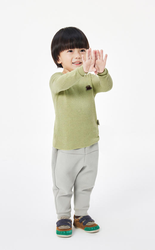 JNBY  23年春款  精梳棉弹性长袖套头毛衫  YN1312260 商品图0