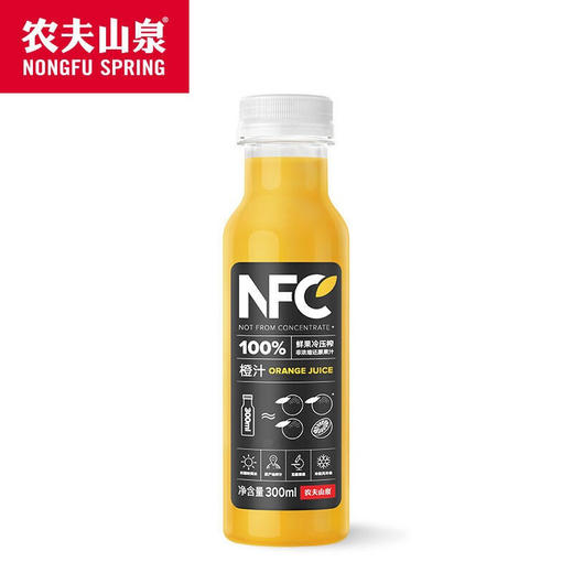 【秒杀25.9月到期】农夫山泉NFC果汁300ml*10 商品图1