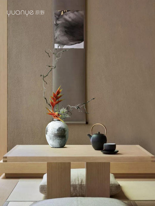 新中式侘寂风日式仿真花摆件陶瓷复古餐桌酒店客厅茶室装饰花摆设 商品图1