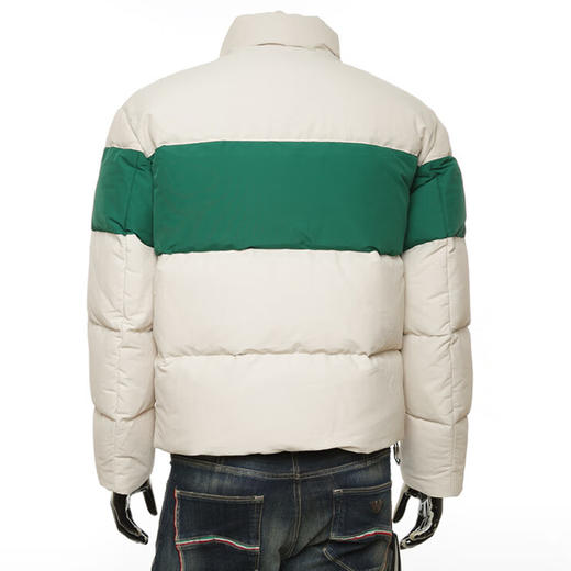 EMPORIO ARMANI 阿玛尼 男士刺绣徽标拉链羽绒服 米色 6L1BL7 1NKZZ 0105 商品图2
