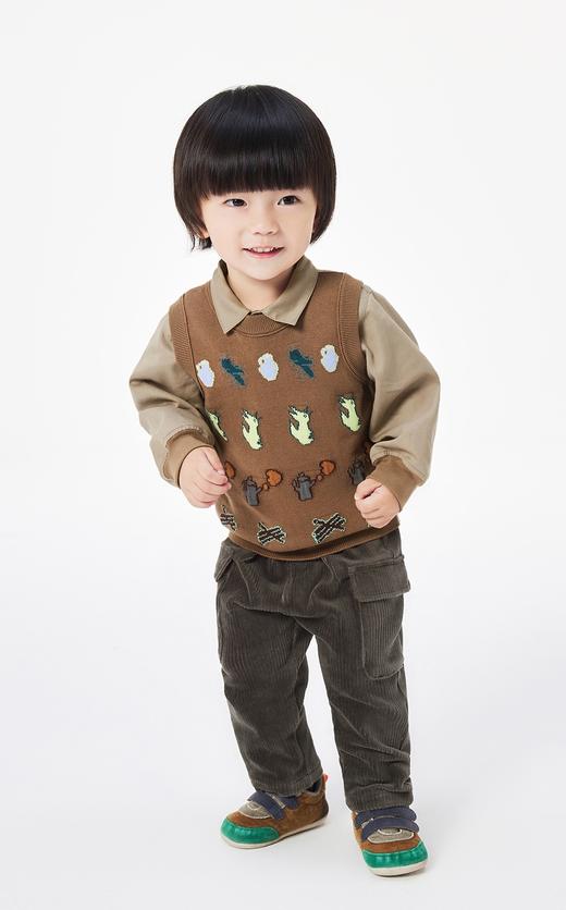 JNBY  23年春款   精梳棉印花毛衫背心    YN1312470 商品图5