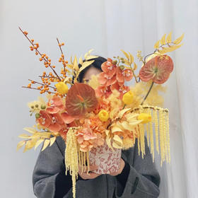 福运（黄色系年宵花新年抱抱桶）
