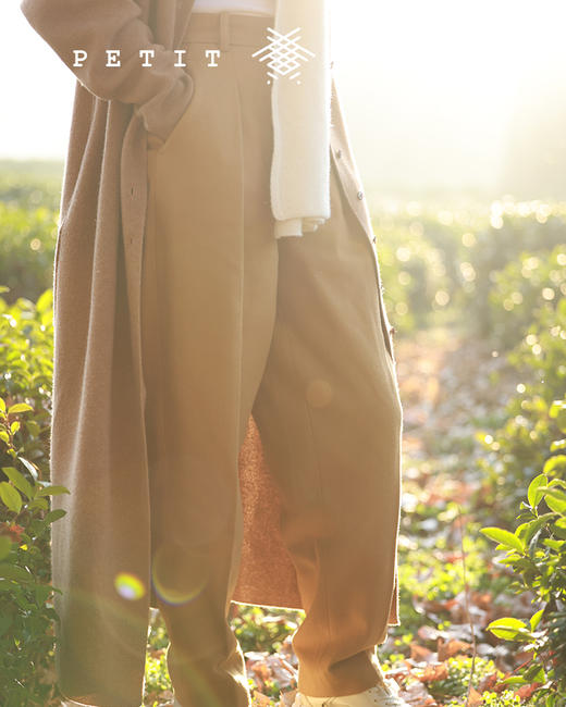 PETIT SCHAN小闪 CLO#178 Macchiatto 玛奇朵 纯羊毛斜纹锥形休闲裤萝卜裤 商品图0