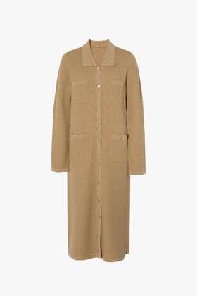 【商场同款】麦檬秋POLO领多口袋设计针织连衣裙5D9193381