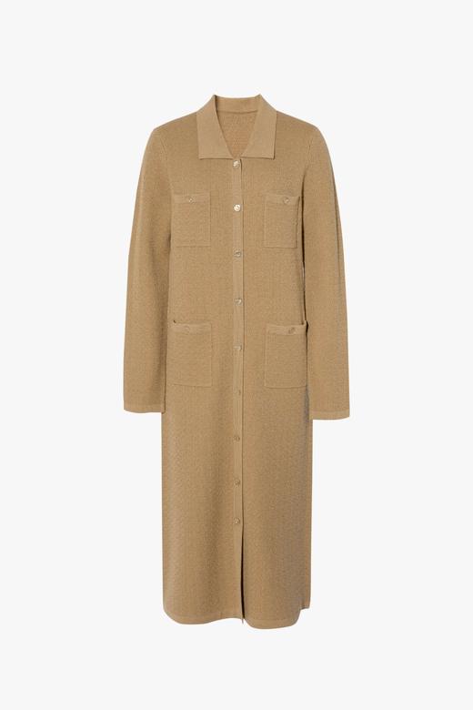 【商场同款】麦檬秋POLO领多口袋设计针织连衣裙5D9193381 商品图0