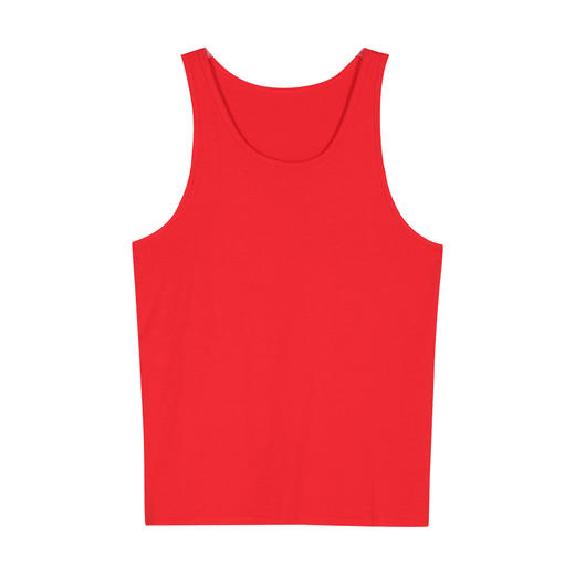 都市丽人基础简约索罗娜窄肩背心男士背心FV35A1 商品图5