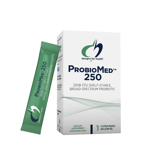 【效期至27年6月】2500亿益生菌粉剂 Designs for health ProbioMed™ 250B stick packets* 14条/盒 商品图0
