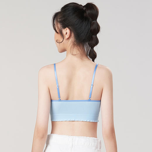 都市丽人短抹胸无尺码无缝面料背心无排扣无钢圈LV31A6 商品图2