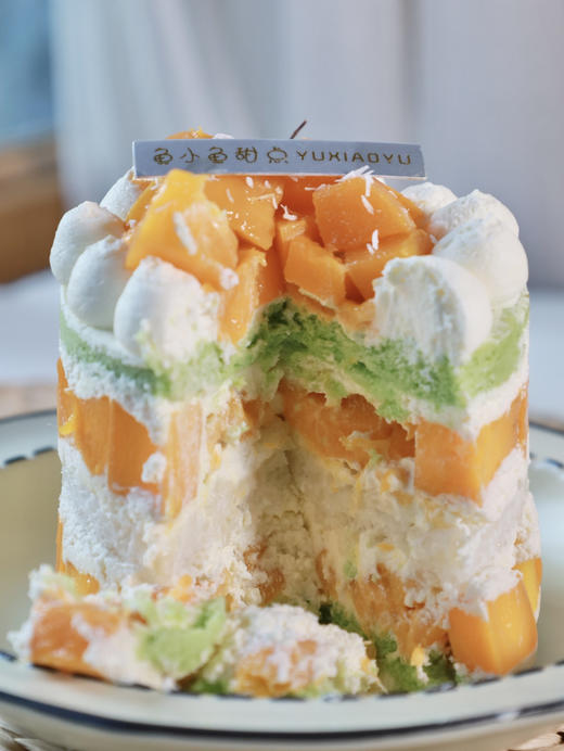 四寸椰香斑斓芒果糯米蛋糕（下单现做40分钟左右） 商品图7