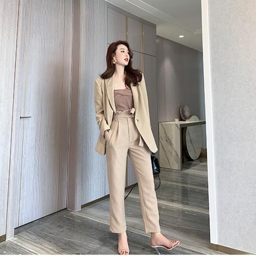 BeQueenStory 韩版网红洋气气质百搭西装裤 商品图0