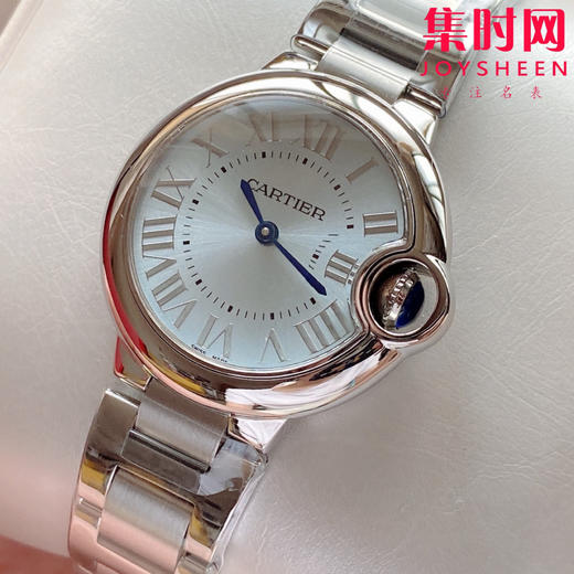 卡地亚V6蓝气球系列 冰蓝面33mm 女士腕表
机芯：瑞士进口石英机芯 原装开模 商品图4