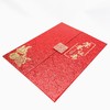 奥丽丝纹欧式三折红色A4荣誉证书三折页高档红色烫金荣誉证书奖状奖励1本 商品缩略图5
