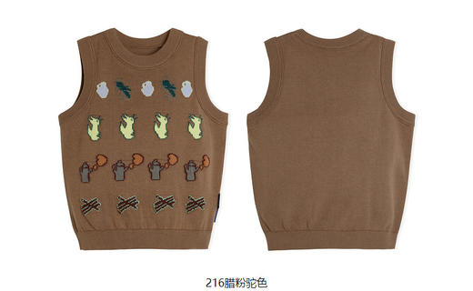 JNBY  23年春款   精梳棉印花毛衫背心    YN1312470 商品图10