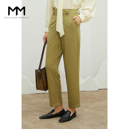 【商场同款】麦檬秋百搭通勤风锥形裤5C8152391 商品图0