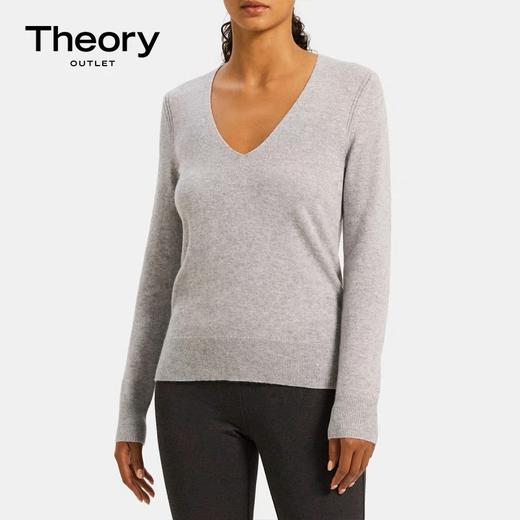 Theory 100%纯山羊绒女款V领针织衫 商品图2