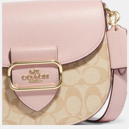 新色温柔粉拼！Coach Morgan 小猪包马鞍包 商品图1