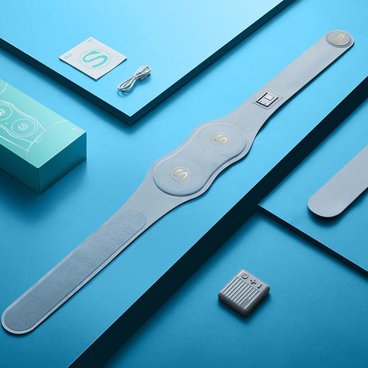 SKG腰椎腰部按摩仪器W7按摩腰带 颈椎腰部背部护腰带热敷 商品图3