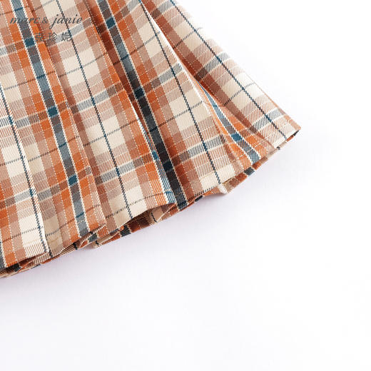 马克珍妮春夏新款 女童学院风A字百褶裙 儿童短裙230176 商品图4