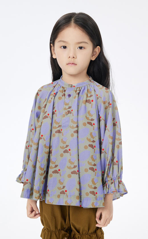 JNBY  23年春款  灯芯绒长袖衬衣   1N1214500 商品图3