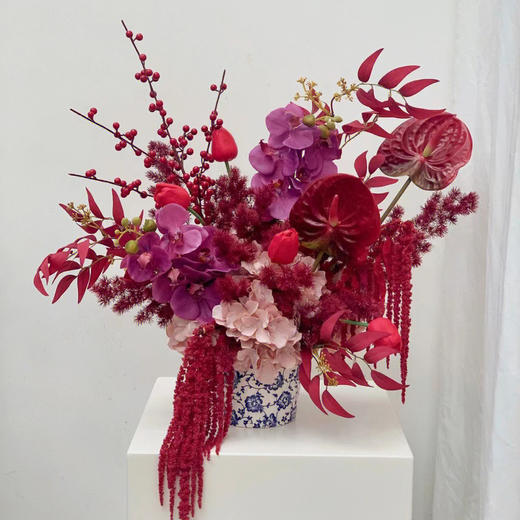 喜乐（红色系年宵花新年抱抱桶） 商品图0